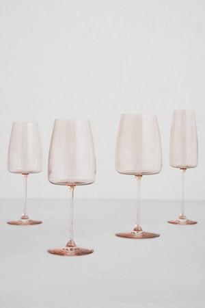 Modern Rose Glassware for Events in Los Angeles, CA