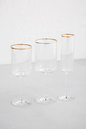 Modern Glassware for Events in Los Angeles, CA.