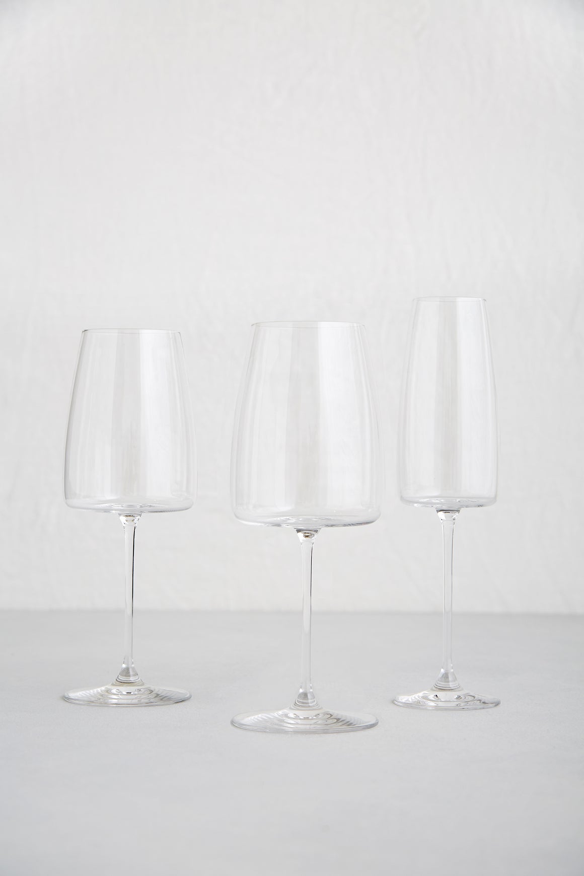 Minimal Clear Glassware for Events in Los Angeles, CA