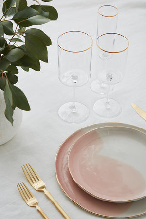 Modern Glassware for Events in Los Angeles, CA.