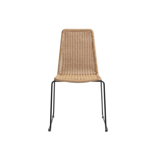 woven tan comfortable chair large back square