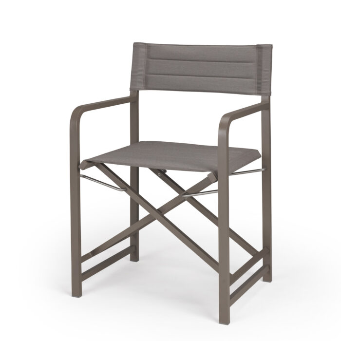 El Fresco Directors Outdoor Dining Chair luxury seating set gray comfortable high chair